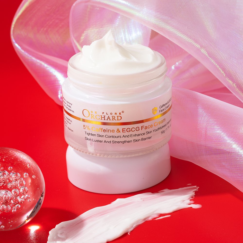 High Quality Repair Face Care Tightening And Strengthen Skin Barrier 5% Caffeine & Egcg Face Cream