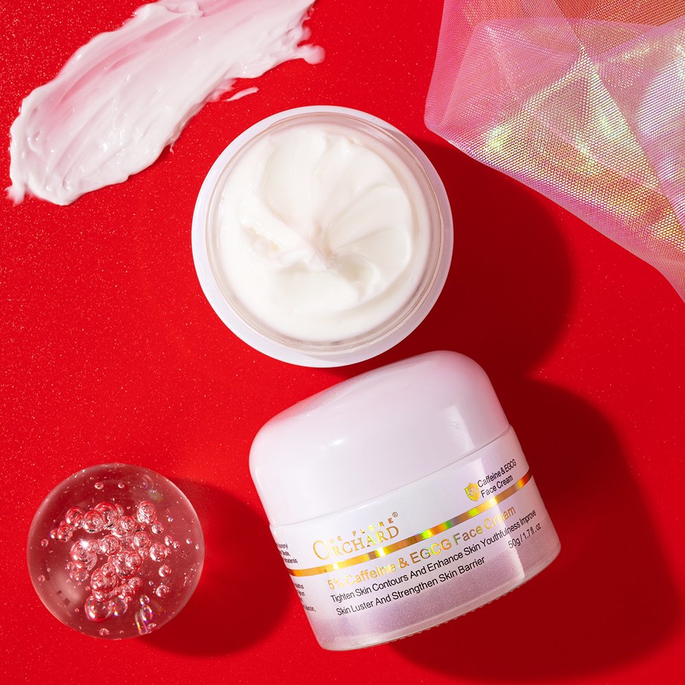 High Quality Repair Face Care Tightening And Strengthen Skin Barrier 5% Caffeine & Egcg Face Cream
