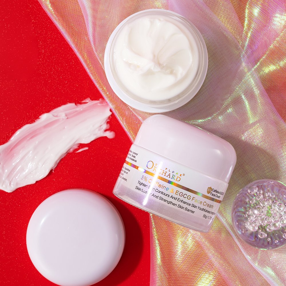 High Quality Repair Face Care Tightening And Strengthen Skin Barrier 5% Caffeine & Egcg Face Cream