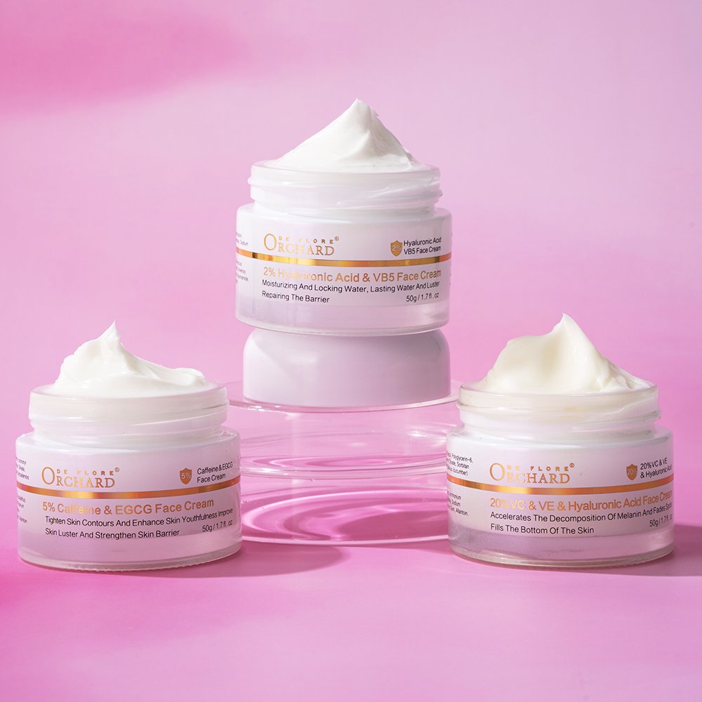 High Quality Repair Face Care Tightening And Strengthen Skin Barrier 5% Caffeine & Egcg Face Cream