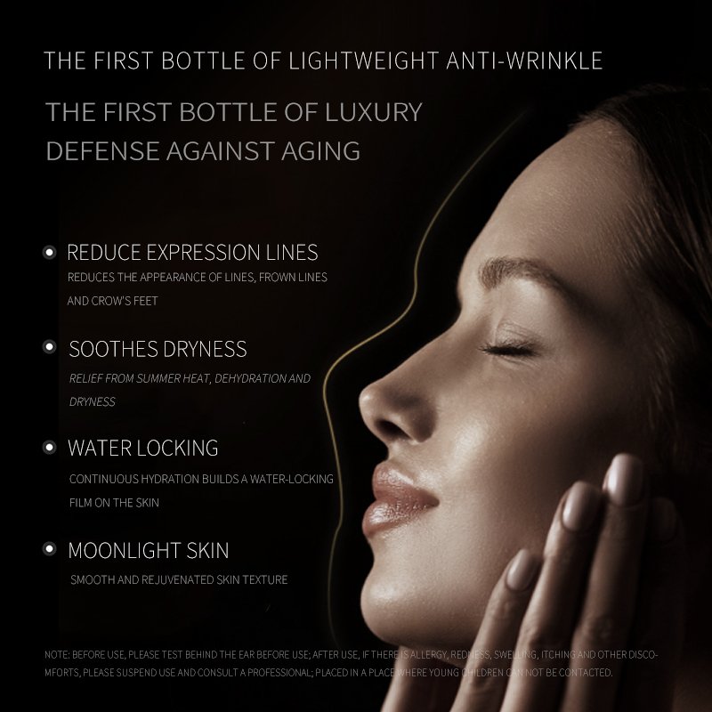 OEM & ODM 150ml Camellia Soothing Moisturizing Anti-Wrinkle Moonlight Lotion for Face