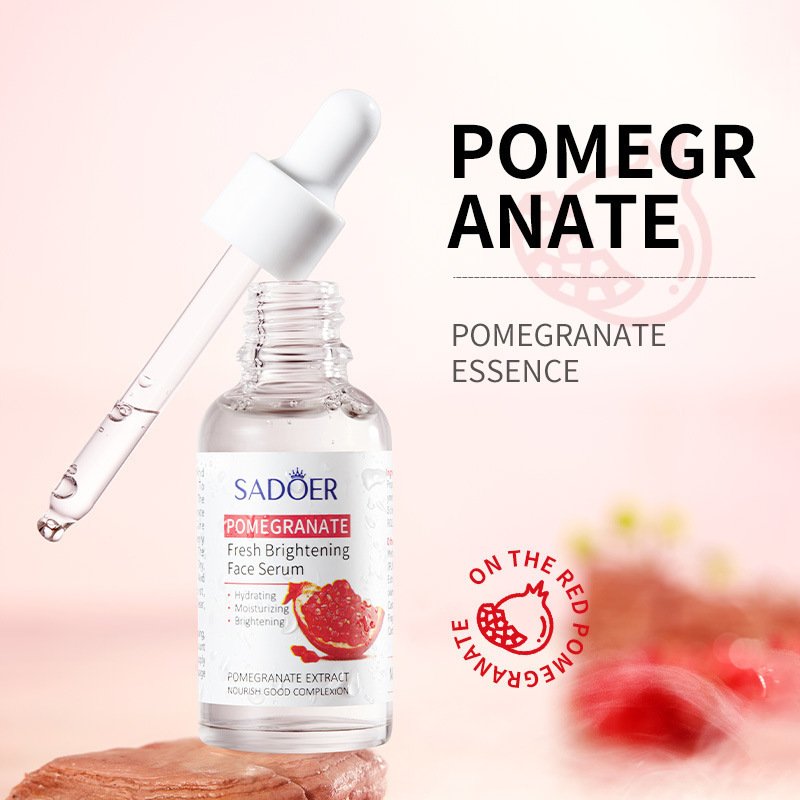 Fast Shipping Pomegranate Fresh Series Moisturizing Face Cream Cleanser Essence Eye Cream Skin Care Set