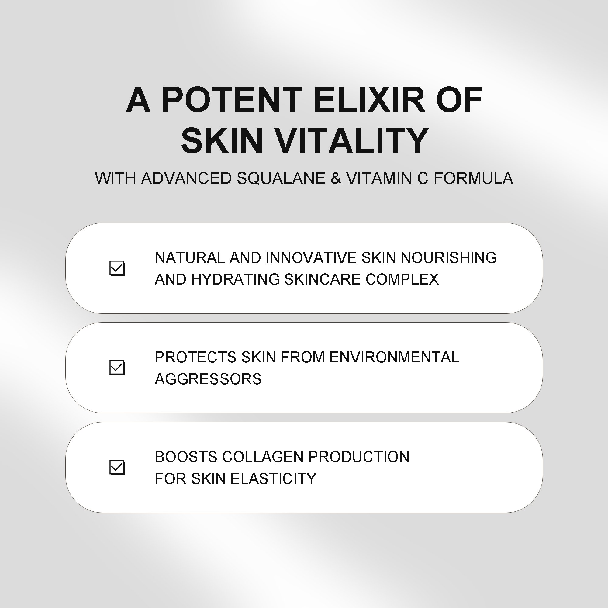 Moisture Face Cream Skin Care Whitening Facial Cream Private Label Vegan Organic Moisturizing Squalane&Vitamin C Face Cream