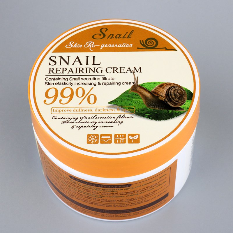Wholesale Private Label Glycerin Snail Serum Cream Collagen Whitening Snail Cream