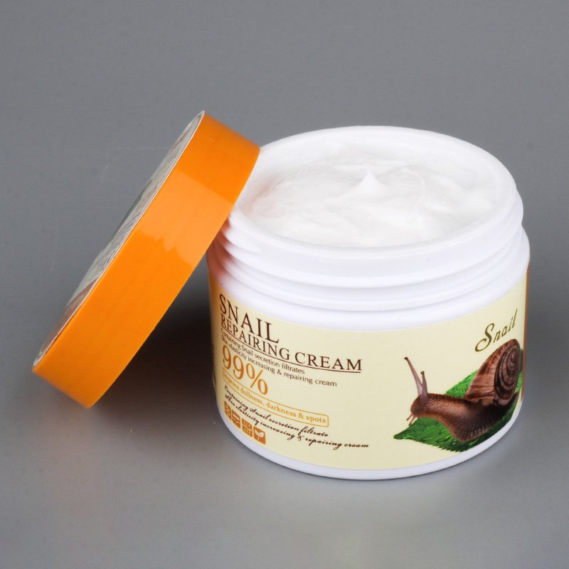 Wholesale Private Label Glycerin Snail Serum Cream Collagen Whitening Snail Cream