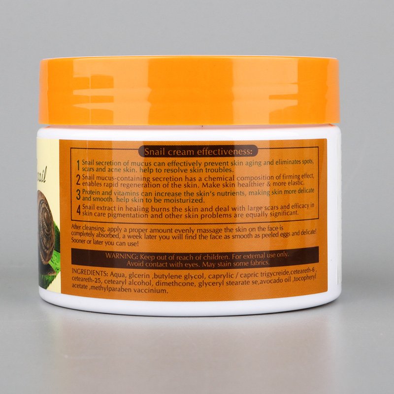 Wholesale Private Label Glycerin Snail Serum Cream Collagen Whitening Snail Cream