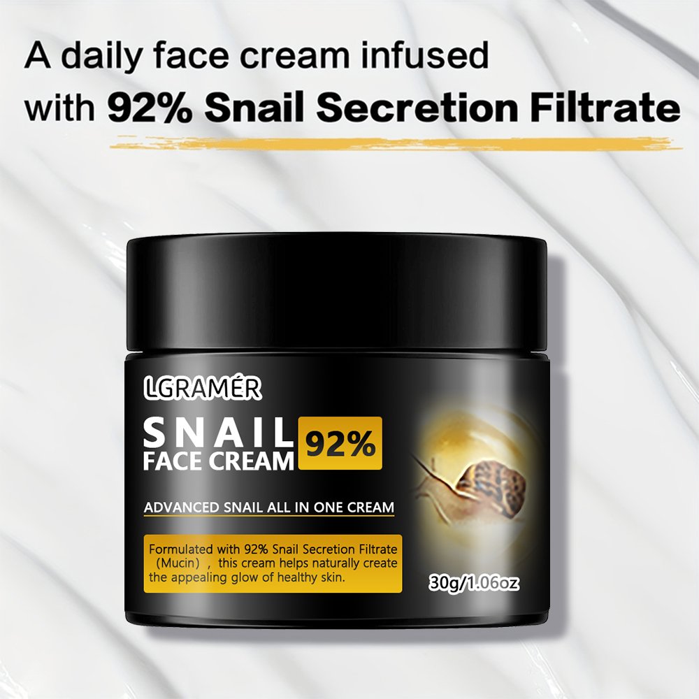 Wholesale face care products snail face cream facial gently moisturizes cream