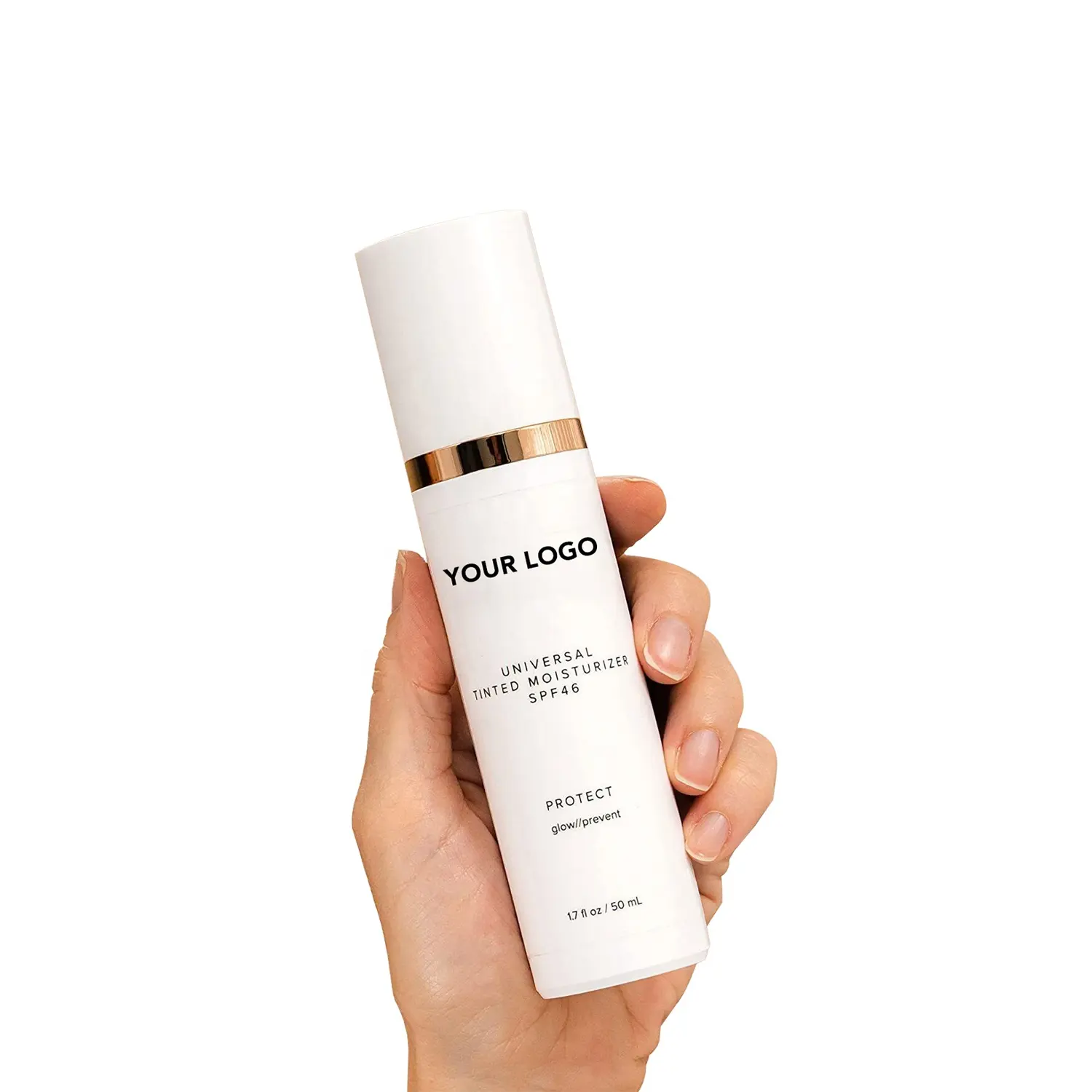 Private Label Sunscreen Whitening Cream SPF 46 All-in-one Lightweight Color Beauty Skin Care Products Face Cream