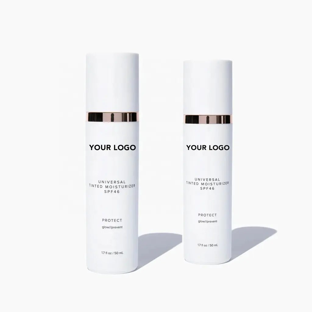 Private Label Sunscreen Whitening Cream SPF 46 All-in-one Lightweight Color Beauty Skin Care Products Face Cream