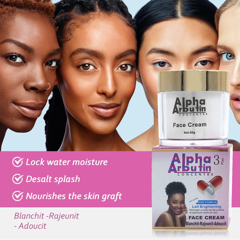 Alpha Arbutin Face Cream Private Label Bightening Moisturizing Whitening Cream for the Face