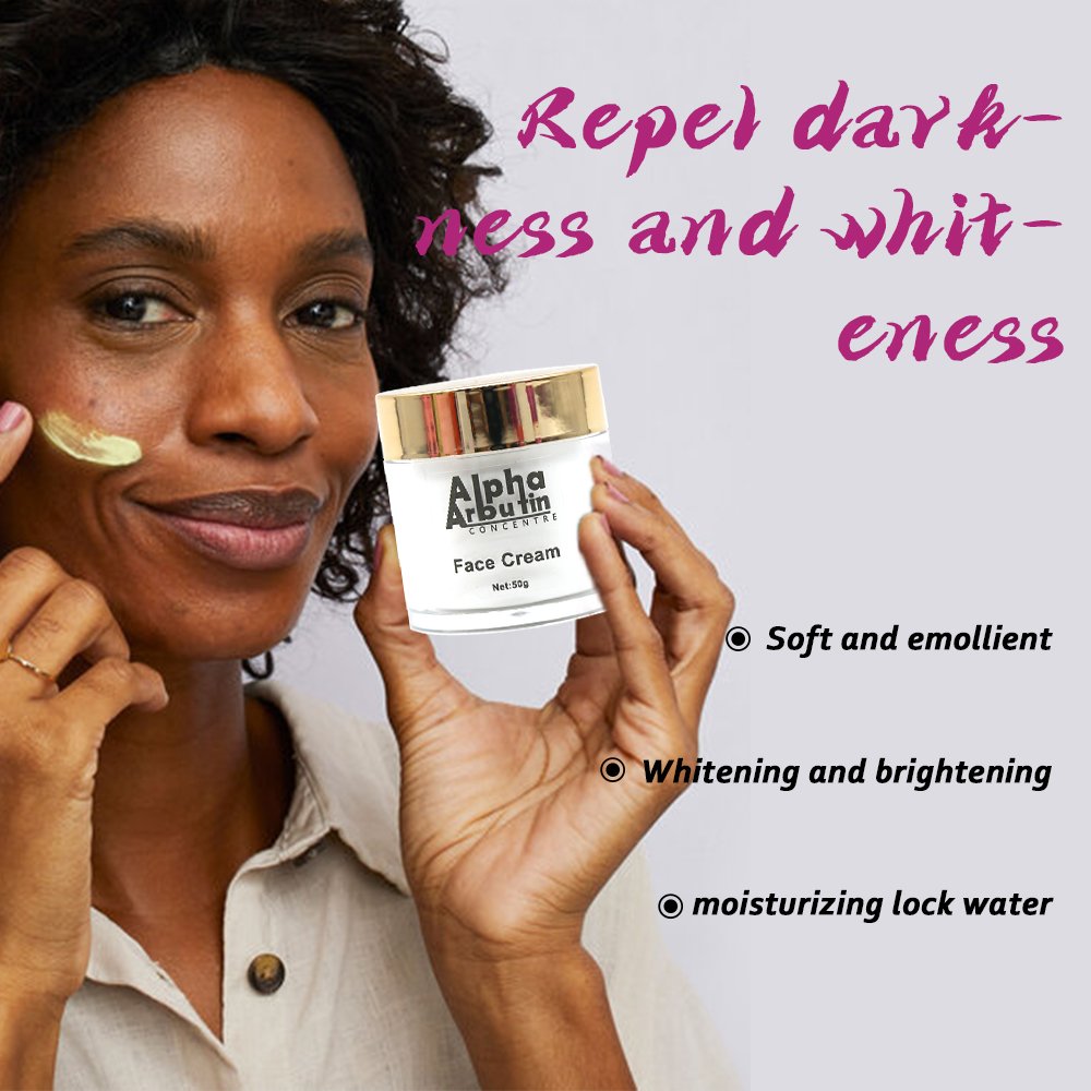 Alpha Arbutin Face Cream Private Label Bightening Moisturizing Whitening Cream for the Face