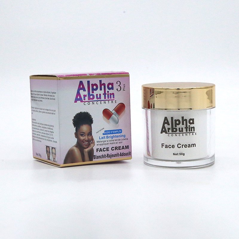 Alpha Arbutin Face Cream Private Label Bightening Moisturizing Whitening Cream for the Face