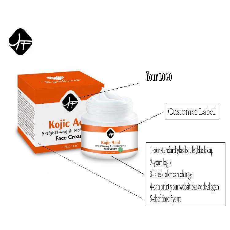 Kojic Acid Face Cream Anti Aging Wrinkle Beauty Dark Spot Removing Acne Skin Whitening Lightening Face Cream