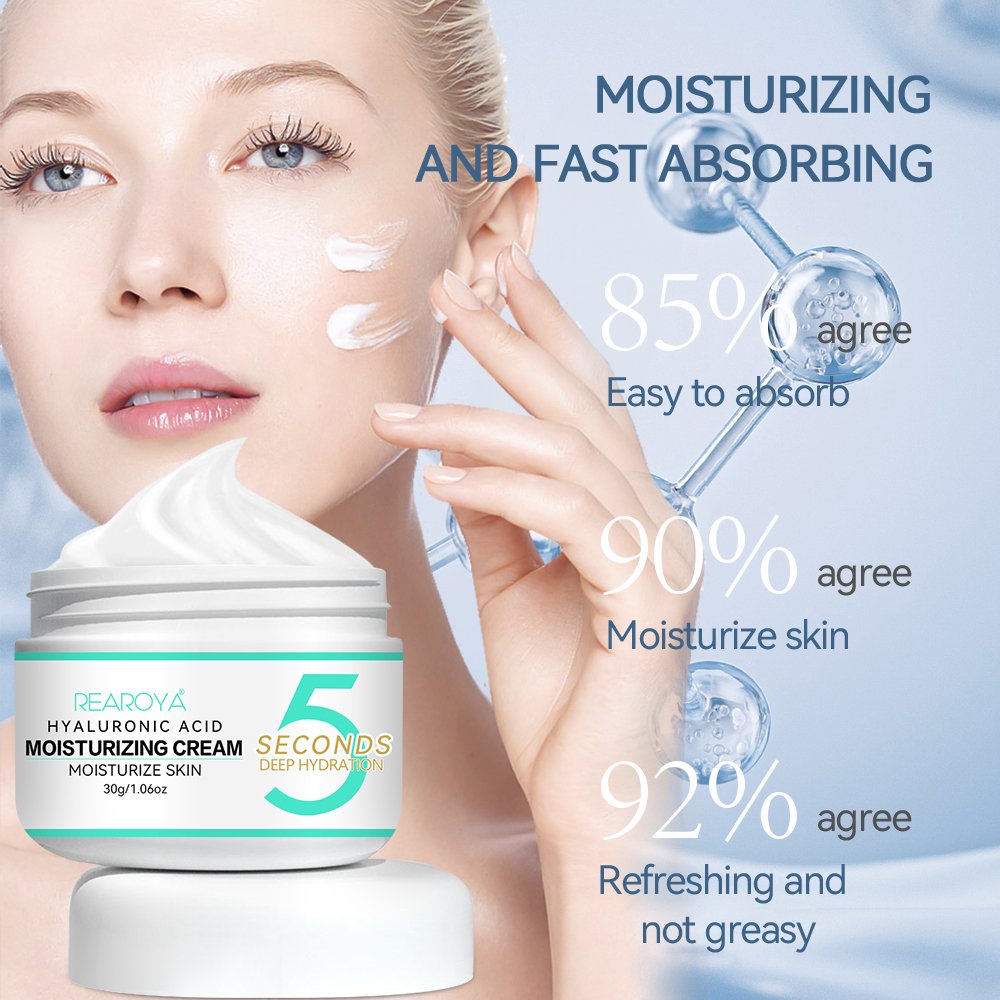Whitening Face Cream Hyaluronic Acid Lightening Cream Day and Night 5 Seconds Face Cream