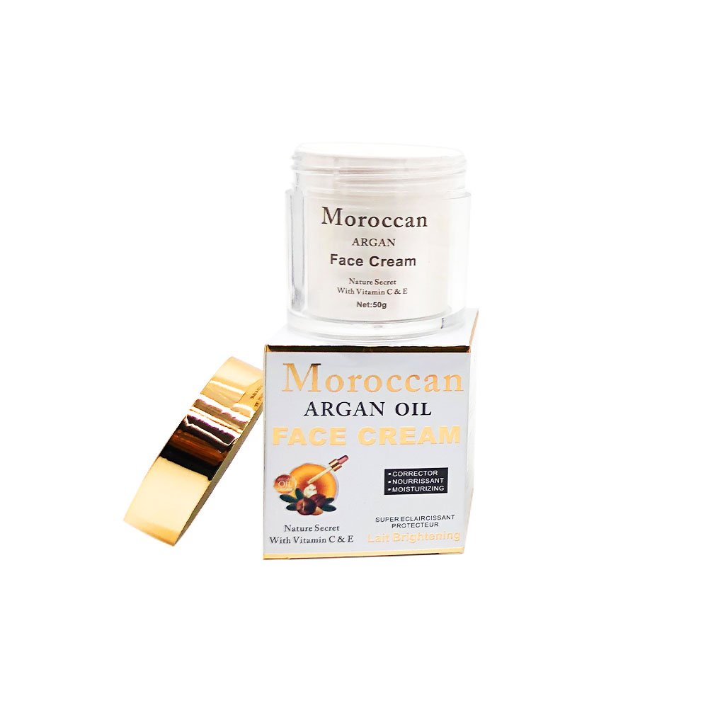 Morocco Argan Oil Face Cream Provides Lasting Hydration Natural Vegan Skin Smooth Improving Skin Tone