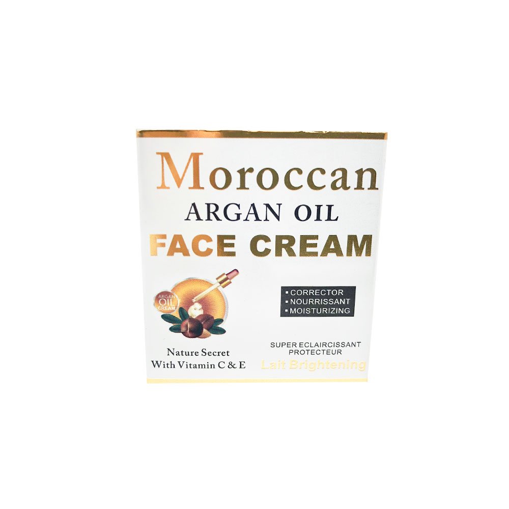Morocco Argan Oil Face Cream Provides Lasting Hydration Natural Vegan Skin Smooth Improving Skin Tone