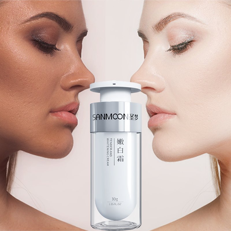 Natural Face Cream Dark Skin Hyaluronic Acid Glycerin Private Label Skin Care Dark Spot Removing Moisturizing Whitening