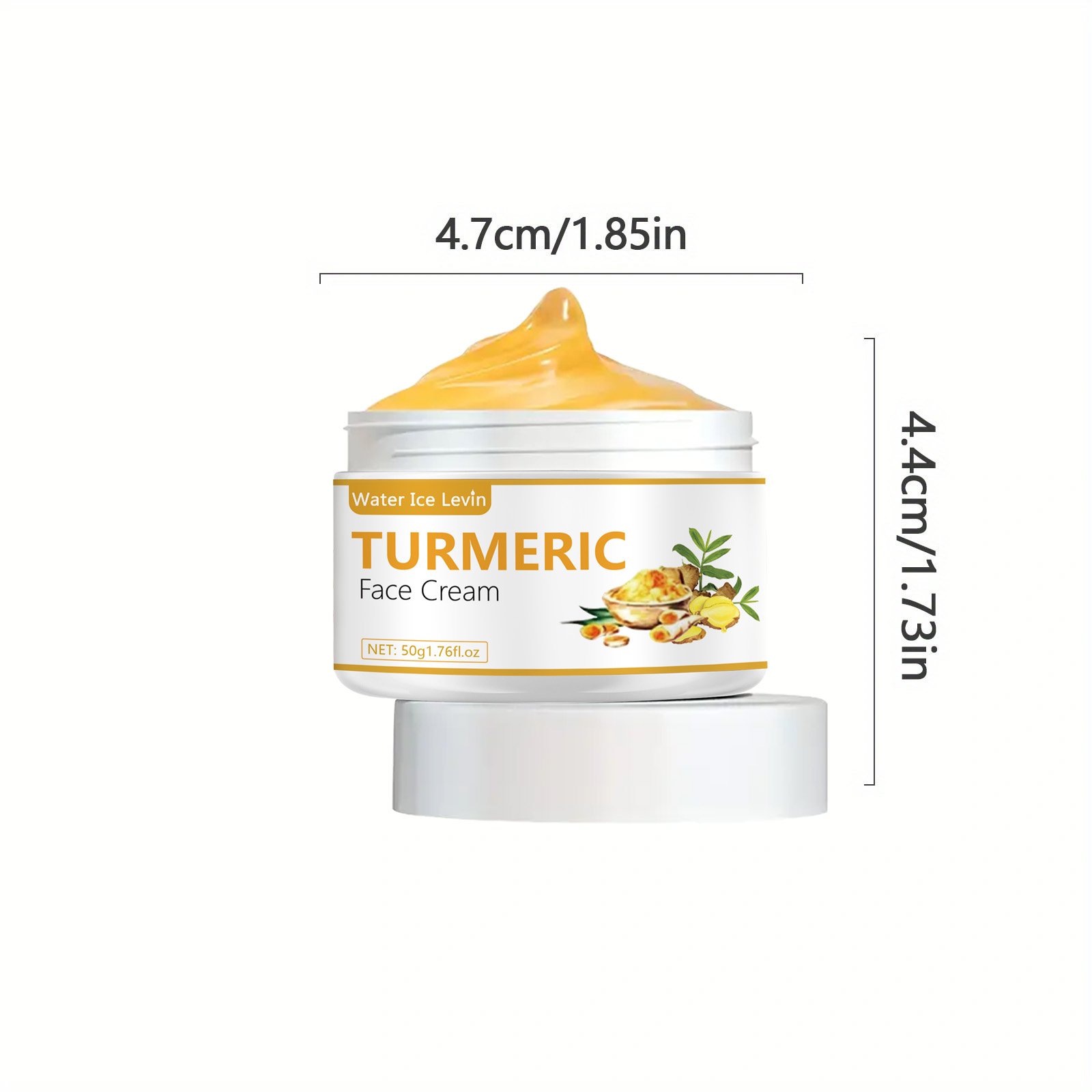 Turmeric moisturizing cream Soothing and moisturizing Vitamin C Turmeric anti-aging face cream 50g