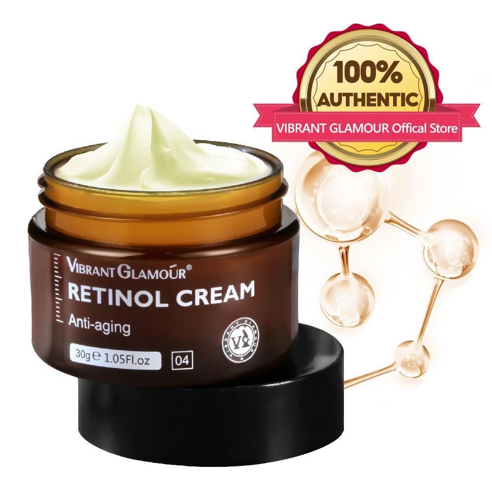 VIBRANT GLAMOUR Retinol Face Cream Anti-Aging Remove Wrinkle Whitening Brightening Moisturizing Retinol Cream
