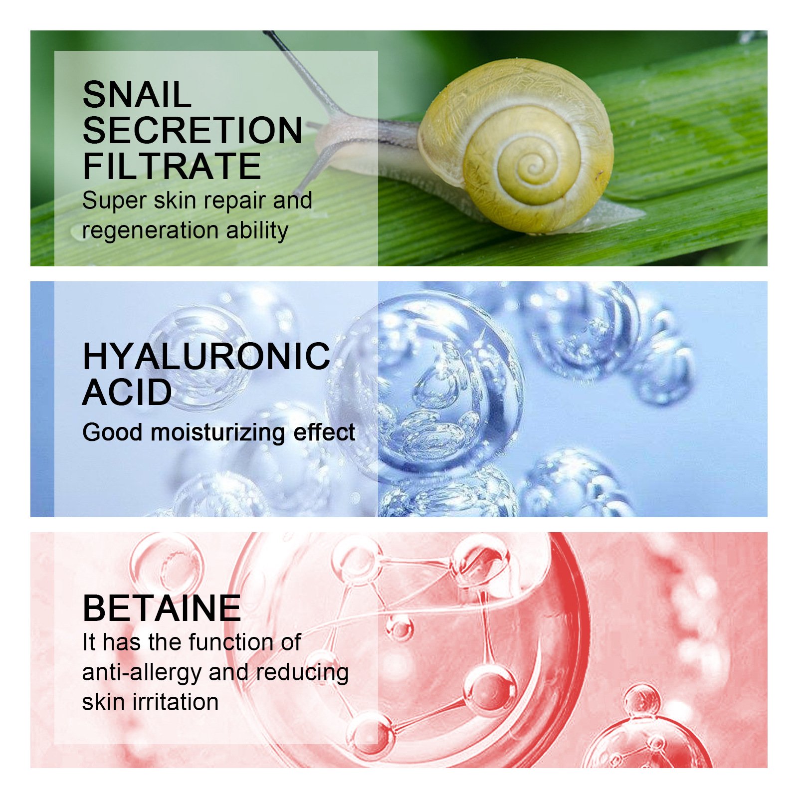 Advanced Snail 92 All In One Face Firming Moisturizing Remove Wrinkles Face skin care Anti Aging Snail Essence Face Cream