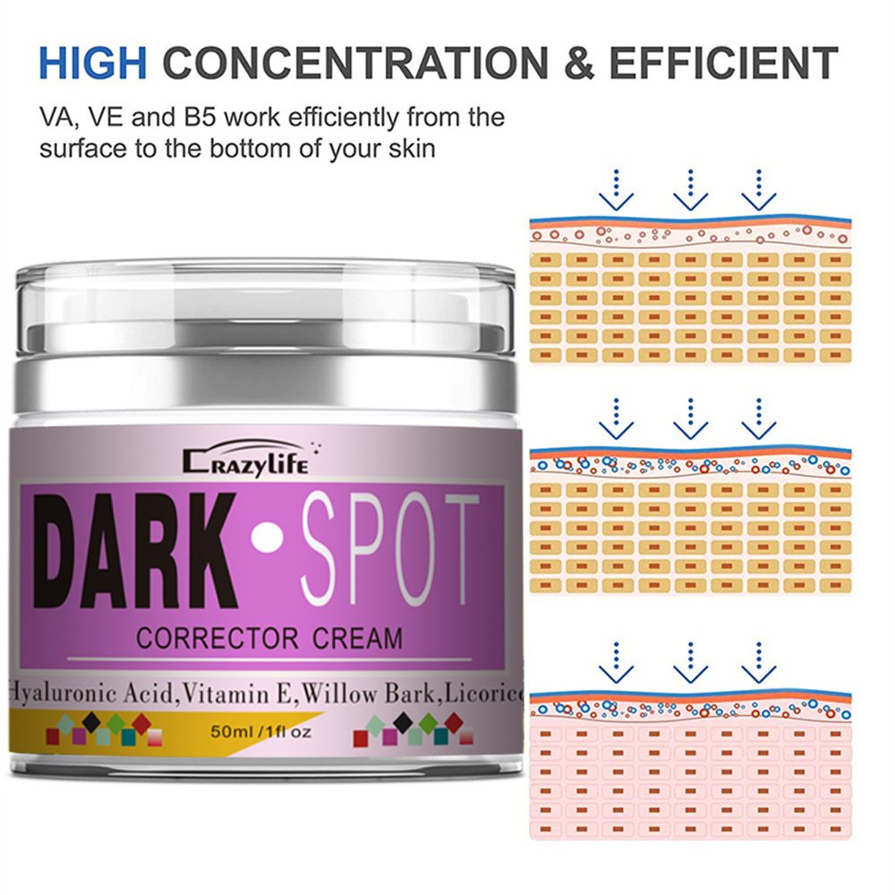 Private Label Vitamin C Anti Aging Wrinkle Acne Dark Spot Remover Black Skin Bleaching Whitening Face Cream