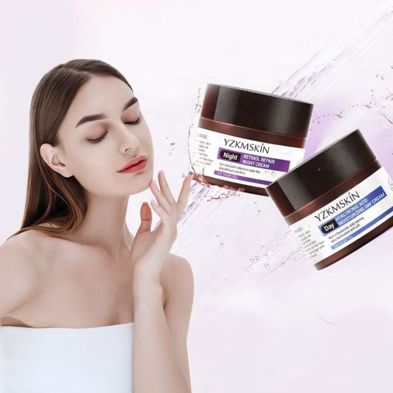 OEM Facial Anti-wrinkle Whitening Custom Logo Skin Care Products Anti-Aging Whitening Beauty Face Cream Day and Night Face Cream