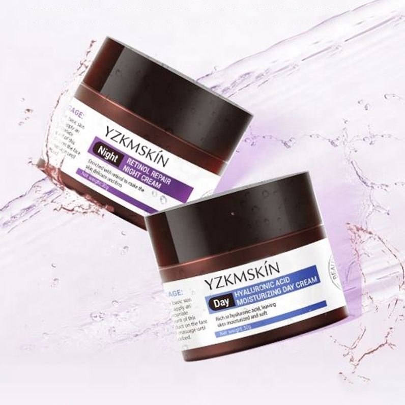 OEM Facial Anti-wrinkle Whitening Custom Logo Skin Care Products Anti-Aging Whitening Beauty Face Cream Day and Night Face Cream