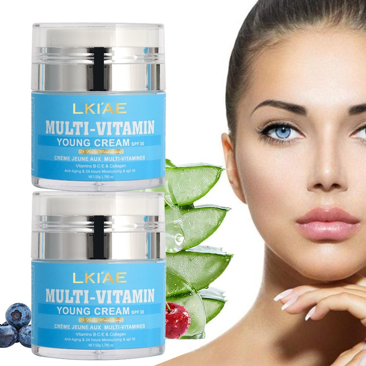 LKIAE Hot Sale Chinese Cream Best Quality Fast Super Black Skin Face Bleaching Organic Cream Whitening For Women
