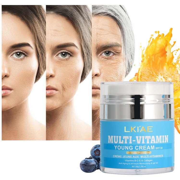 LKIAE Hot Sale Chinese Cream Best Quality Fast Super Black Skin Face Bleaching Organic Cream Whitening For Women