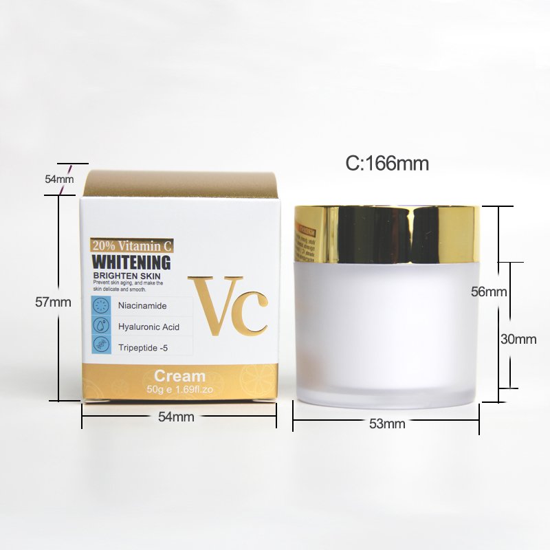 Skin Face Cream 20% Vitamin C Print Your Logo Vitamin C Whitening Brightening Day Night Moisturizing Facial Cream