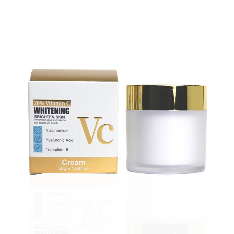 Skin Face Cream 20% Vitamin C Print Your Logo Vitamin C Whitening Brightening Day Night Moisturizing Facial Cream
