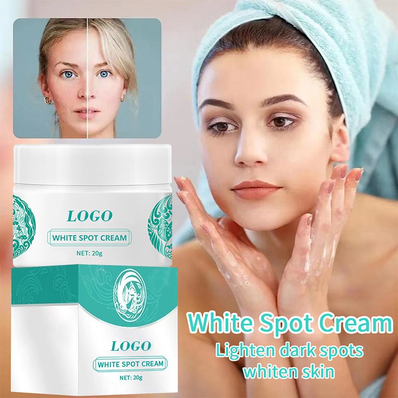 Customized Fade dark spot Lighten skin tone Whitening and smooth facial cream container whitening herbal face cream