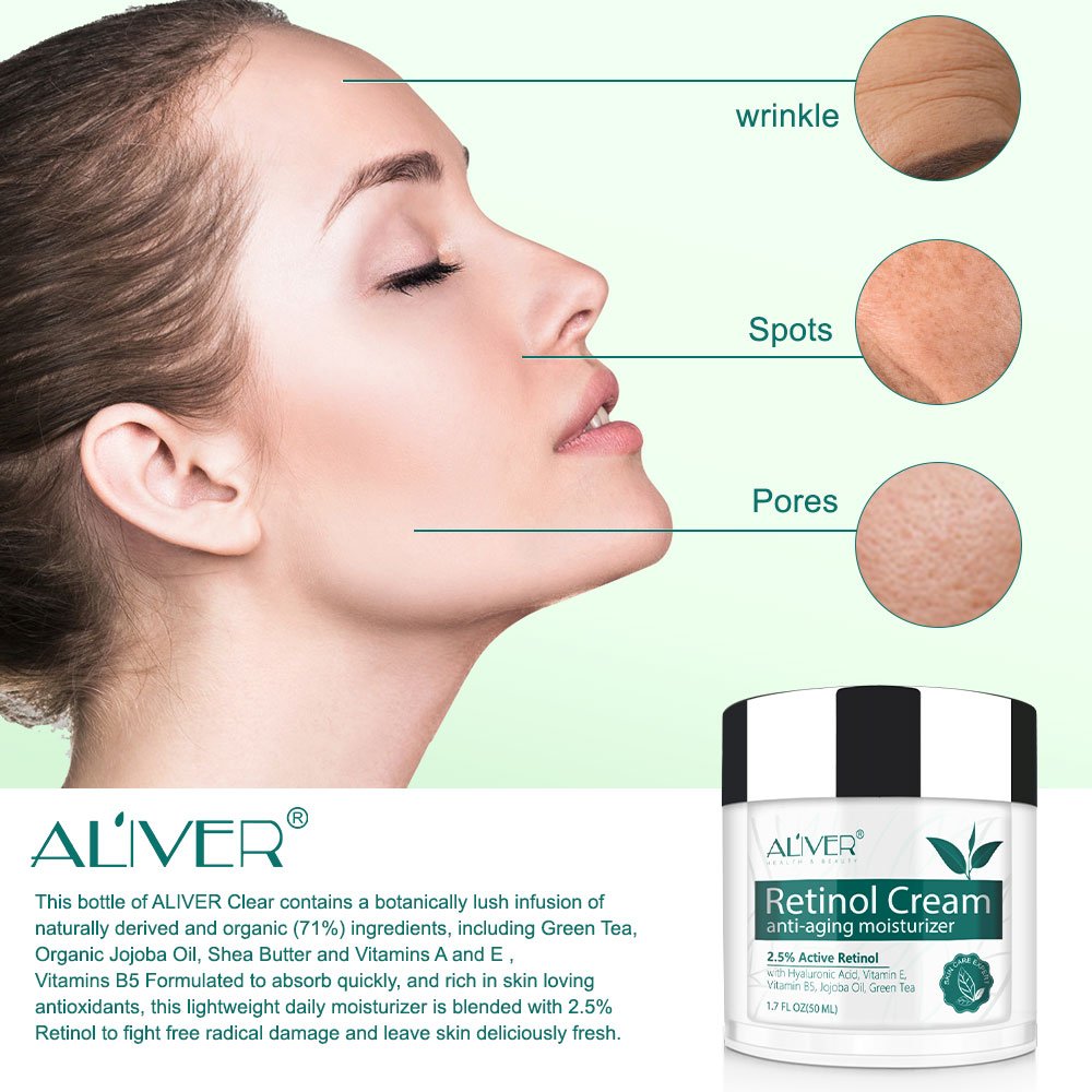 OEM Private Label Anti Aging Facial Cream Skin Care Anti Spot Whitening Moisturizing Retinol Face Cream
