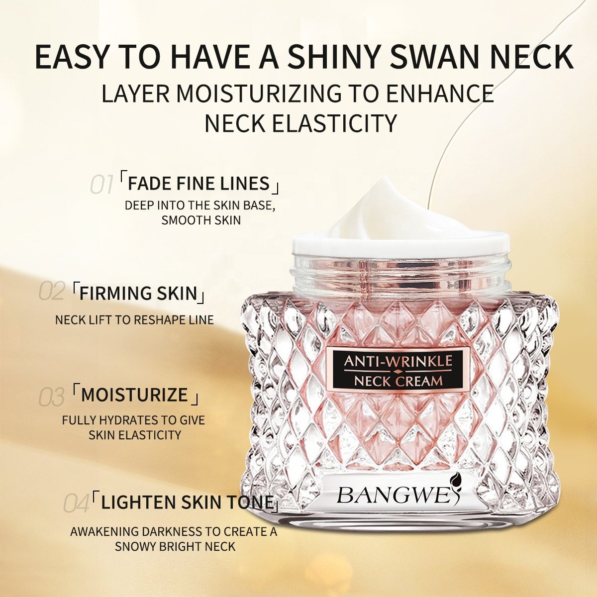 OEM BANGWEI Day and Night Collagen Anti Aging Cream Lightening Vitamin E Anti Wrinkle Collagen Face Cream for Firming Neck