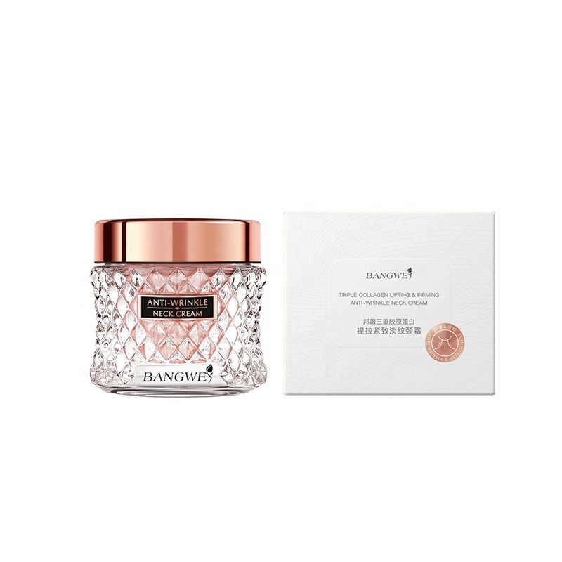 OEM BANGWEI Day and Night Collagen Anti Aging Cream Lightening Vitamin E Anti Wrinkle Collagen Face Cream for Firming Neck