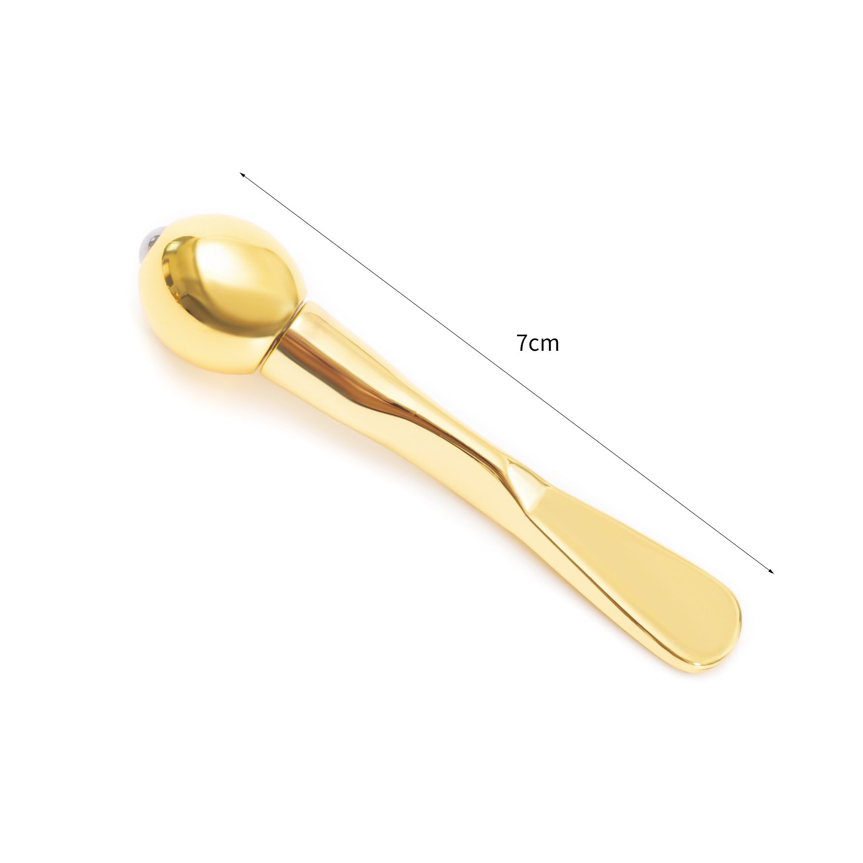 Private Label Eye Cream Mixing Scoop Face Lifting Facial Cream Gold Rose Gold Mini Makeup Cosmetic Spatula Metal Eye Roller