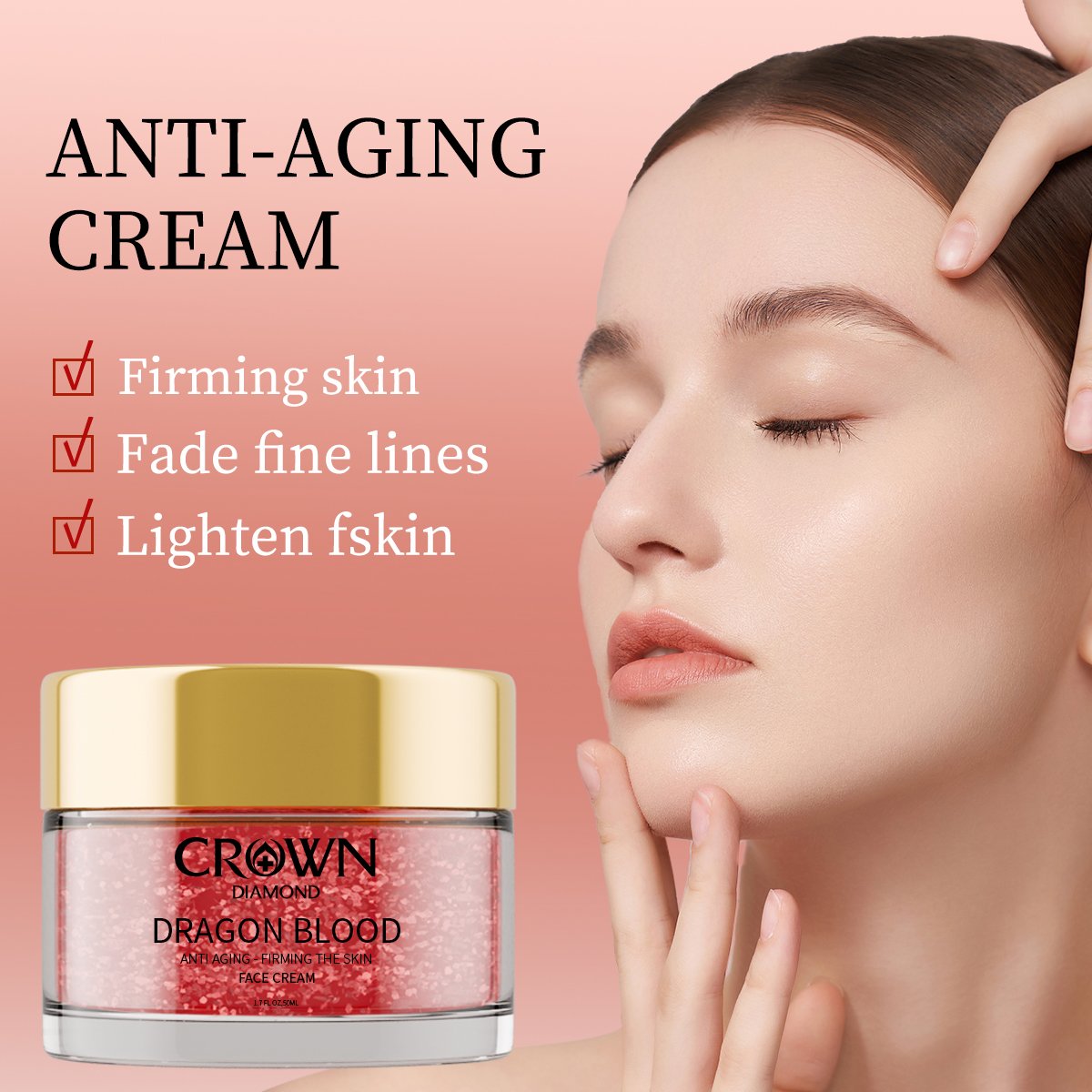 ODM/OEM Beauty Skincare Brightening Glow Repair Moisturizing Firming Anti-Aging Wrinkles Retinol Dragon Blood Face Cream