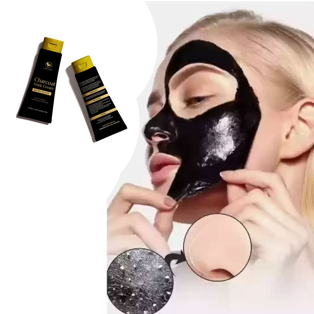Best Quality Organic Charcoal Face Cream High-Potency Pore Cleaner Daily Use Oil Form Direct OBM Manufacturer