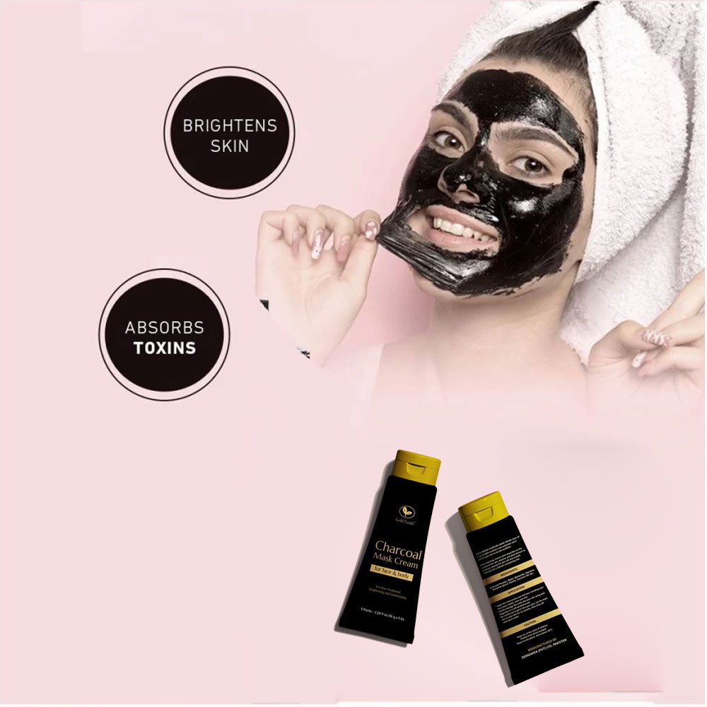 Best Quality Organic Charcoal Face Cream High-Potency Pore Cleaner Daily Use Oil Form Direct OBM Manufacturer
