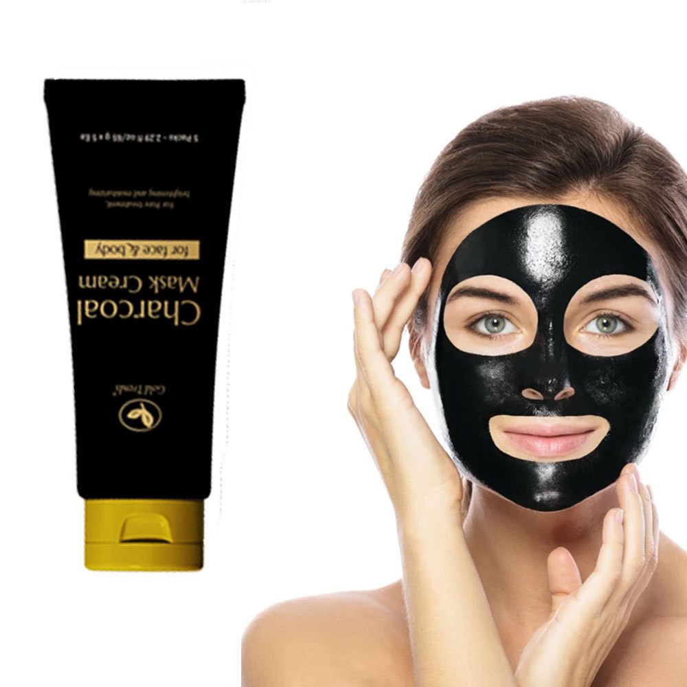 Best Quality Organic Charcoal Face Cream High-Potency Pore Cleaner Daily Use Oil Form Direct OBM Manufacturer