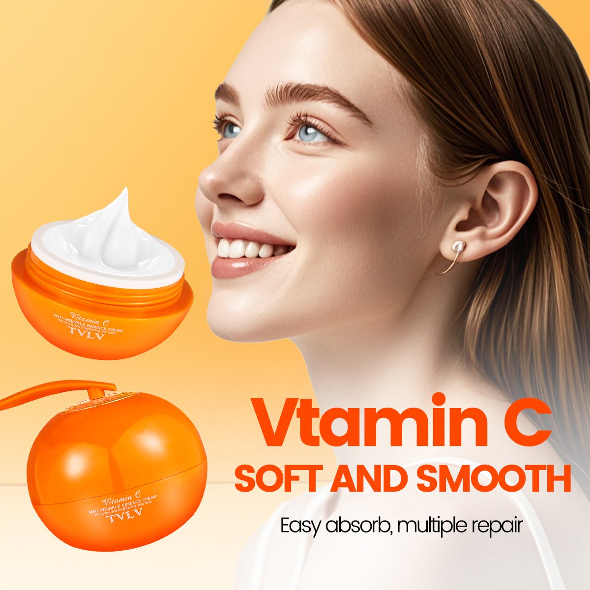 Wholesale Niacinamide Vitamin C Face Cream Anti-Wrinkle Anti-aging Brightening Whitening Daily Moisturizing Repairing Cream 50g