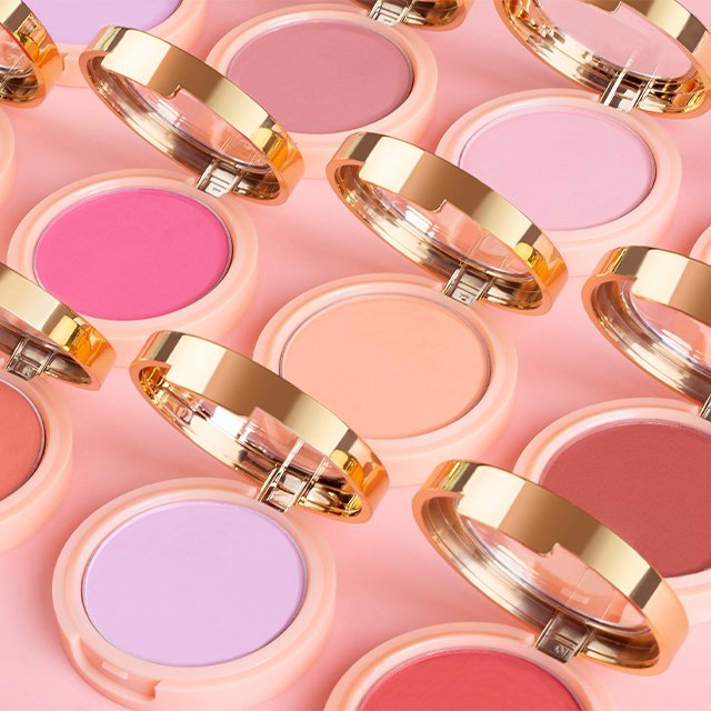Luminous Blush Makeup Glow Warm Tone |Cream Blush,Highlighter| Eyeshadow High Pigmented&Blendable | Shape & Highlight Face|