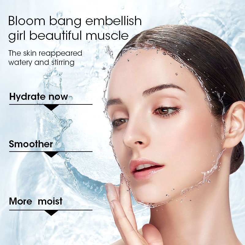 MULAN Custom Dry Skin Moisturizing Face Cream Smoothie Aloe Vera Gel No Greasy Soothing Damaged Irritated Skin Cream Lotion