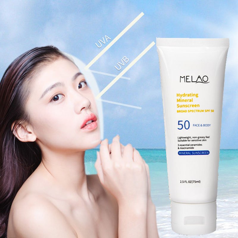 Sunscreen Cream Non-Greasy High UV Protection Sun Screen Lotion Skin Protective Outdoor Skin Care For Face And Body
