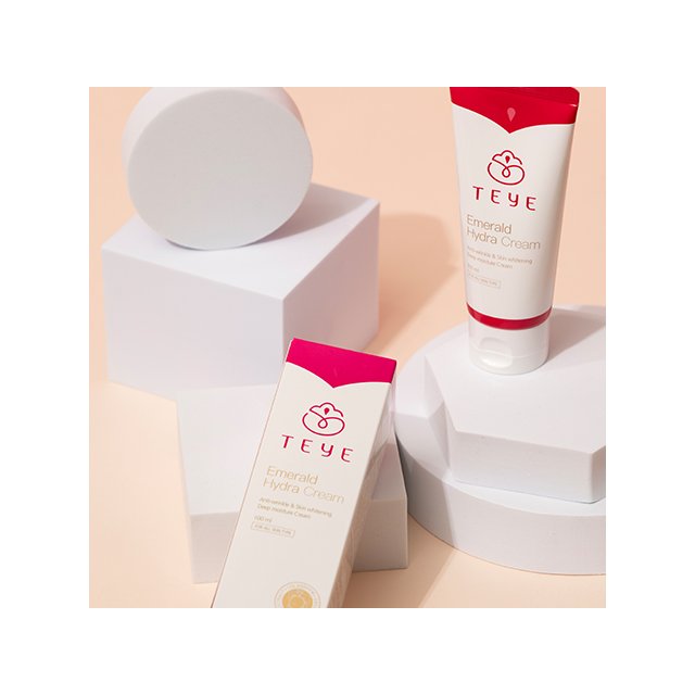 Hot Sale Anti-wrinkle Whitening Deep Moisturizing Facial Skincare Face Cream TEYE Emerald Hydra Cream