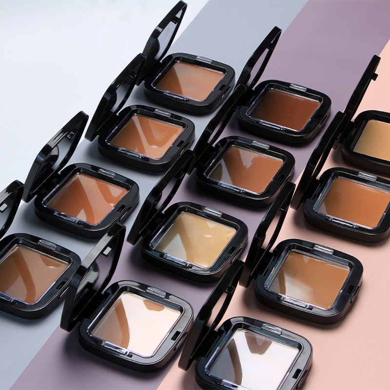 custom private logo private label foundation cream facial cream concealer to powder makeup face full coverage foundation cream
