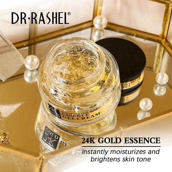 DR.RASHEL 24K Gold radiance & anti-aging essence gel cream diminishes acne scars brighten face cream