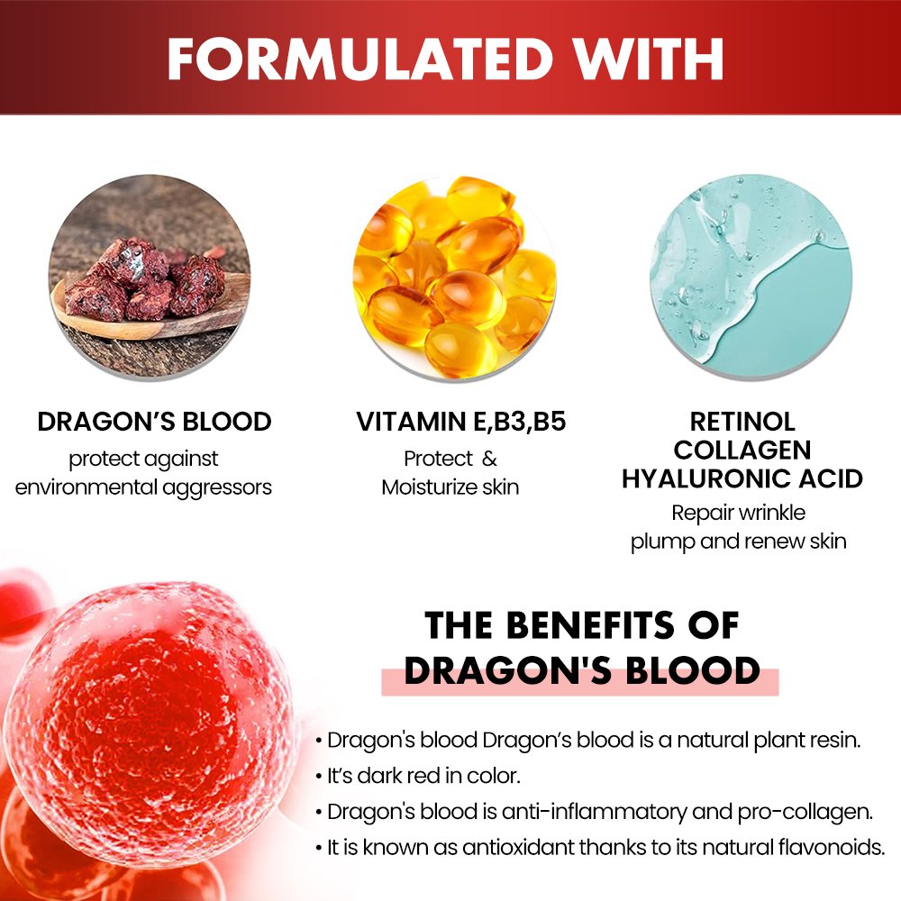 Private Label Cream Facial Manufacturer Wholesale Dragon Blood Moisturizing Face Cream Repair Wrinkles Skincare Moisturizer Free