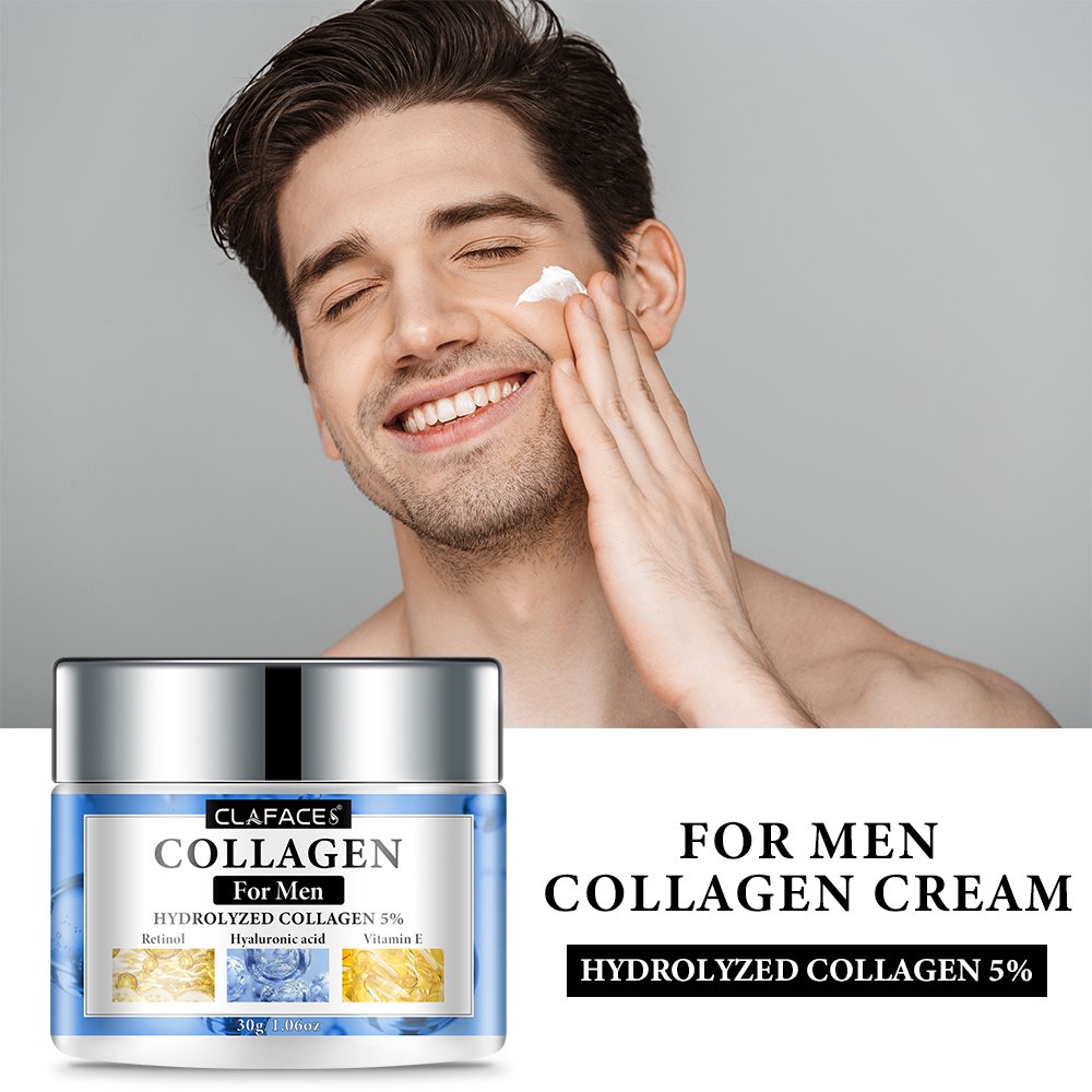 High Quality Collagen Cream Own Brand Hydrolyzed Collagen Anti Wrinkle Deep Care Face Cream For Man