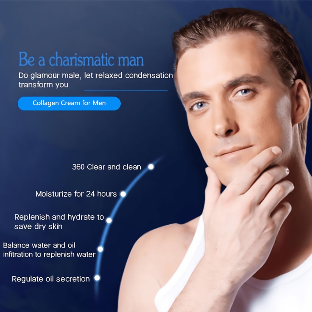 High Quality Collagen Cream Own Brand Hydrolyzed Collagen Anti Wrinkle Deep Care Face Cream For Man